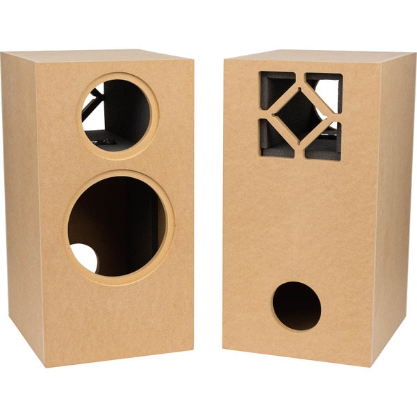 Main product image for Orian 3-way High Output Bookshelf Speaker Kit Pair With Knock Down Enclosures300-7186